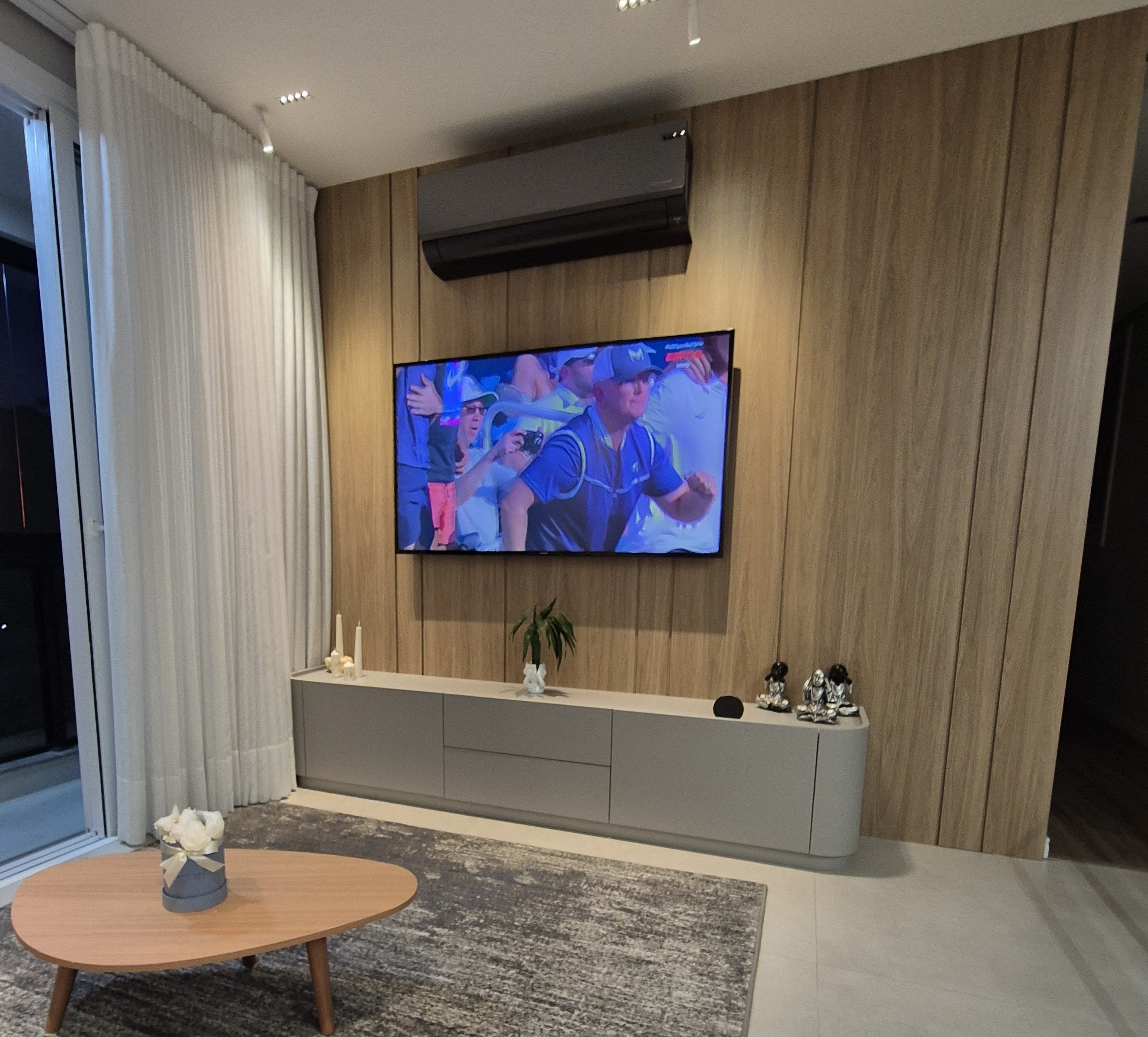 Painel de sala planejado